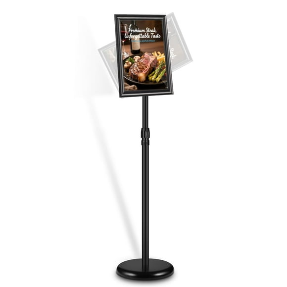 Soporte para Señales WAWOHERRNS Ajustable Negro 8.5x11 pulgadas