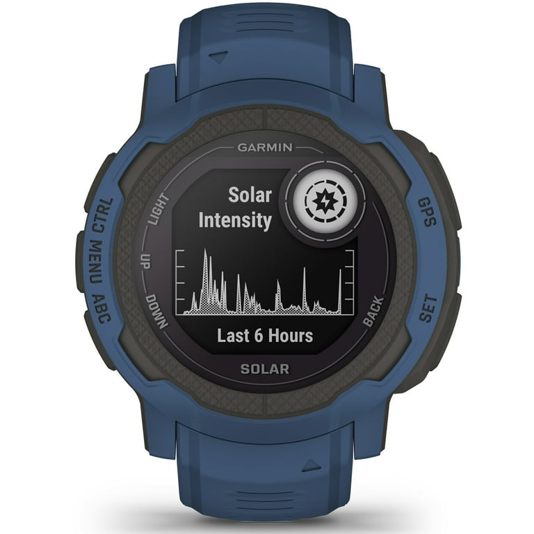 Garmin 45mm Instinct 2 Solar Standard Edition Rugged GPS Wrist Sport Smartwatch, Tidal Blue - Walmart.com Garmin 45mm Instinct 2 Solar Standard Edition Rugged GPS Wrist Sport Smartwatch, Tidal Blue - Walmart.com