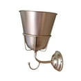 thumbnail image 4 of simhoa Wall Mounted Vessel Creative Pot Home Decoration for Summer Outdoor Bathroom Gold, 4 of 8