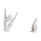 thumbnail image 5 of Estatua de pingüino con gesto de roca, escultura de animal, figura de resina artesanal, decoración original para la mano, ideal para regalar, dormitor, 5 of 8