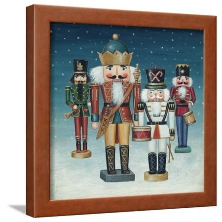 - King Nutcrackers Snow Framed Print Wall Art By David Cater Brown