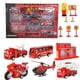 thumbnail image 1 of Simulación de ingeniería, coche de bomberos, juguete de transporte, modelo de vehículo educativo para niños, 1 of 14