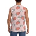 thumbnail image 4 of Daiia Strawberry And Flowers Printed Men's Tank Tops,Casual Soft Sleeveless Gym Muscle Shirts Bodybuilding Tee-3X-Large, 4 of 8