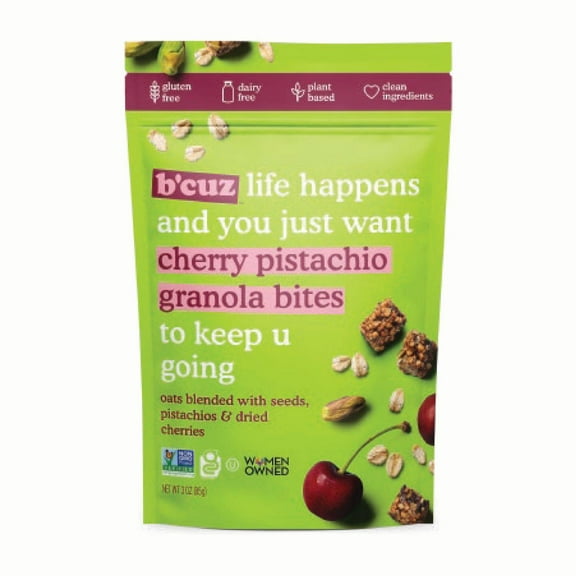 B'cuz Granola Bites Cherry Pistachio 3oz