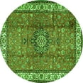 thumbnail image 1 of Ahgly Company Indoor Round Persian Green Traditional Area Rugs, 4' Round, 1 of 1