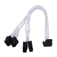 thumbnail image 1 of Cable de extensión de GPU, 340 mm 12 4p a 4 x 8pin Largo menaje aumento de la conductividad cable de extensión pcie para 3090ti 4090 4080 Tarjetas gráficas de 12vhpwr, 1 of 7