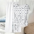 thumbnail image 5 of AUNVITO Women's Casual Two-Piece Set Loose Fit Drawstring Pants and Round Neck Short Sleeve Top with All Over Print Fashion Casual Outfit, 5 of 5