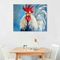 thumbnail image 3 of Nawypu No One Takes Me Seriously Canvas Wall Art Print, Rooster Artwork, 3 of 5