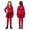 Red, variant on 4-Piece Pink Royal Heart Wonderland Costume Dress Set Cropped Jacket Long Sleeve Shirt Shorts Pants Halloween Fancy Dress Party Cosplay Costumes