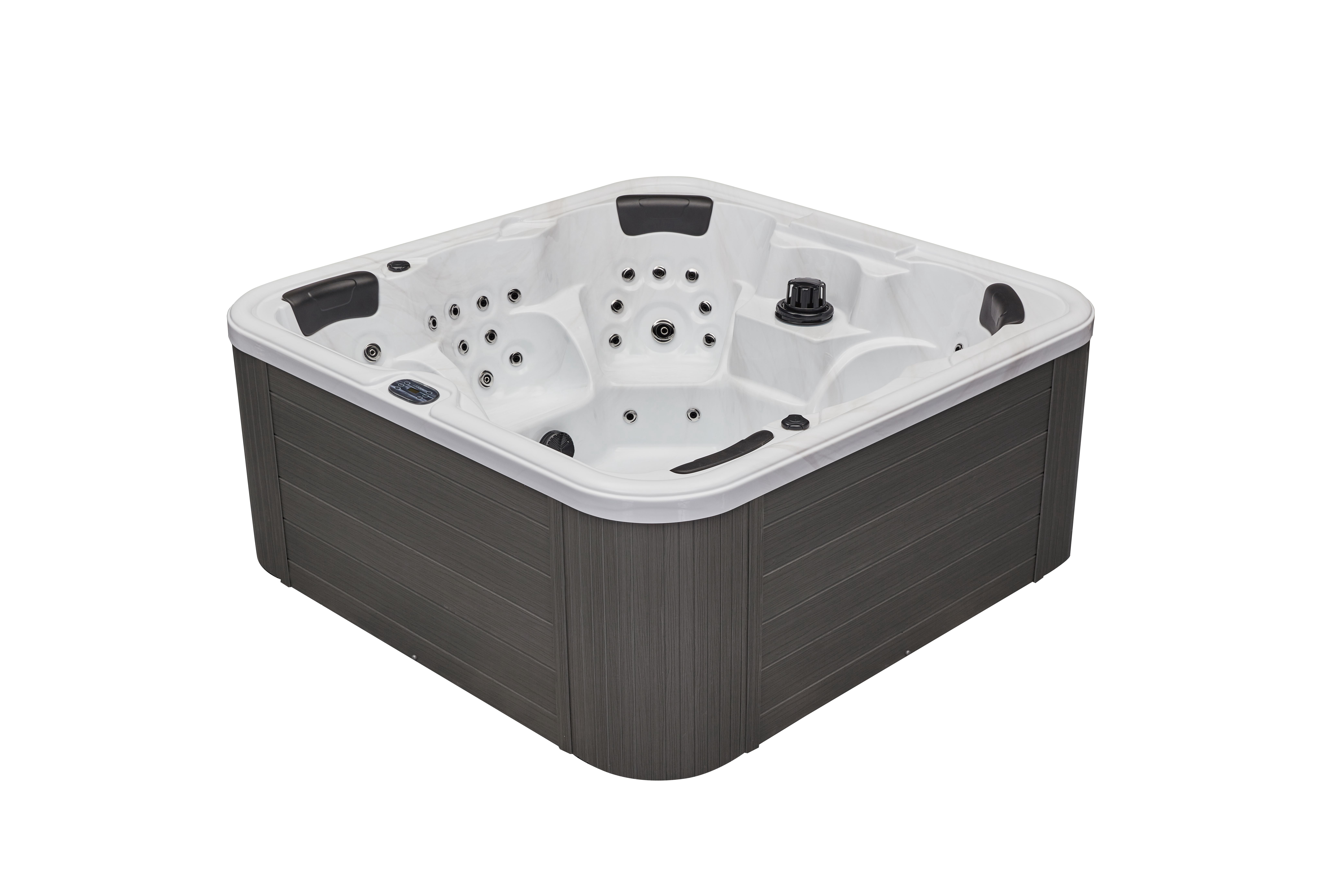 Eclipse 6 Person 51 Jet Hot Tub with Bluetooth, LED Lighting and Ozone