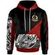 thumbnail image 2 of Sudadera con capucha con estampado 3D del sello de Vanuatu con patrones polinesios para hombre, sudadera con capucha con gráfico del escudo de armas de Vanuatu, 2 of 4