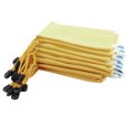 thumbnail image 1 of Unique Bargains PVC Zipper Closure Horizontal A6 Paper File Holder Bags 12 Pcs Clear Yellow, 1 of 3
