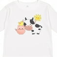 thumbnail image 4 of Inktastic Fun Farm Animals Cow, Pig, Chick Boys or Girls Long Sleeve Toddler T-Shirt, 4 of 5