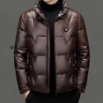 thumbnail image 5 of Ropa de diseñador para hombre, chaqueta impermeable para hombre, cuello alto, chaqueta de plumón ligera para hombre, abrigos de invierno con relleno de plumón de pato para hombre, 5 of 5