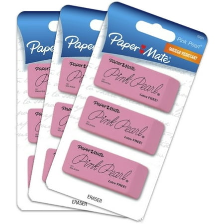 - (3 Pack) Paper Mate® Pink Pearl Erasers, 3-Pack