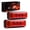 Red, variant on 2X 4" LED Side Marker Lights Waterproof, 3 LED Clearance Lamps for Trucks Trailers RVs, 12-24V Universal Fender Indicator Lights
