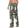 thumbnail image 3 of FORMRS Mens Pajama Pants with Pockets Cotton Sleepwear Lounge Bottoms Sizes S-2XL, Mystical Owls Pattern, 3 of 7