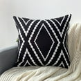 thumbnail image 3 of AUQ huntermoon Machine Washable Pillowslip Double-sided Printing Waterproof Decorative Oil-proof Set Of 2 White 45*45cm Pillowcase, 3 of 15