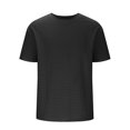 thumbnail image 7 of Mens Tee Big and Tall T Shirts for Men Mens Casual Shirts Lightweight Crewneck Solid Color Tee Shirt Breathable Flowy Comfy Short Sleeve Outdoor Tops, 7 of 7