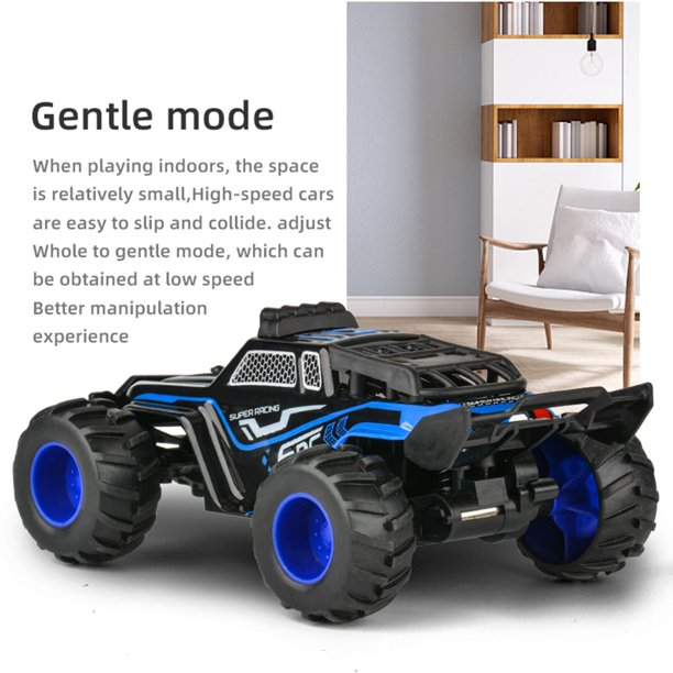 , 2WD con cámara , , modelo de vehículo Drifting Car Transmisión real Juguete eléctrico telemando Coche 1:32 Niñ Azul Normal Hugo Coche a la deriva