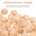thumbnail image 2 of 300pcs Unfinished Wood Balls Small Craft Balls Wooden Beads No Holes Home Decorations, 2 of 6