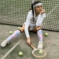 thumbnail image 6 of Naloa Tie Dye Thigh High Socks Extra Long Stretchy Sock Women Over Knee High Opaque Stocking Daily Wear, 6 of 6
