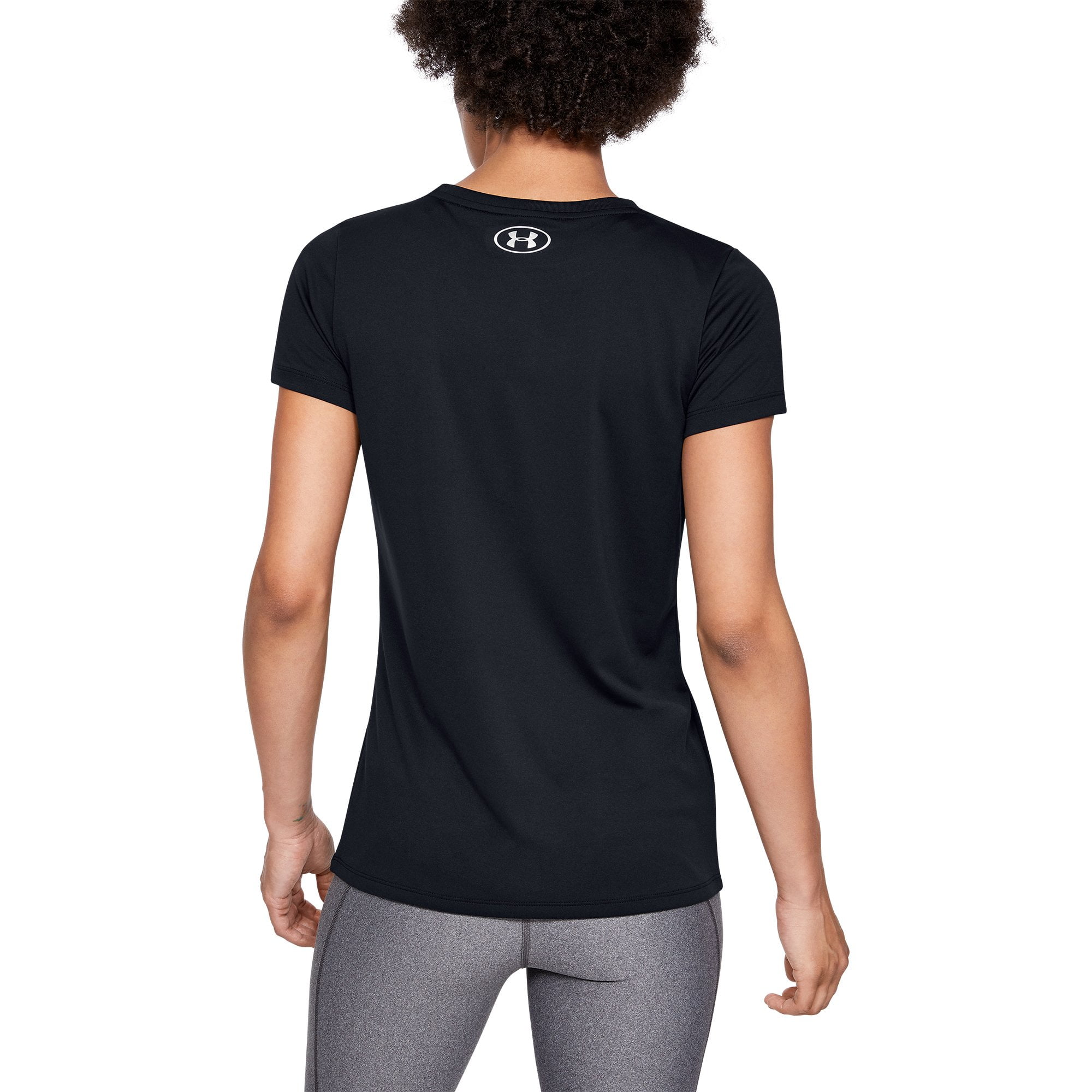 Under Armour Womens Stretch Short Sleeves Shirts & Tops Black S 