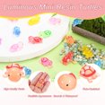 thumbnail image 2 of Uxcell 20-Pack Luminous Mini Resin Turtles, Glow in The Dark Tiny Sea Turtle [Rose Red], 2 of 6