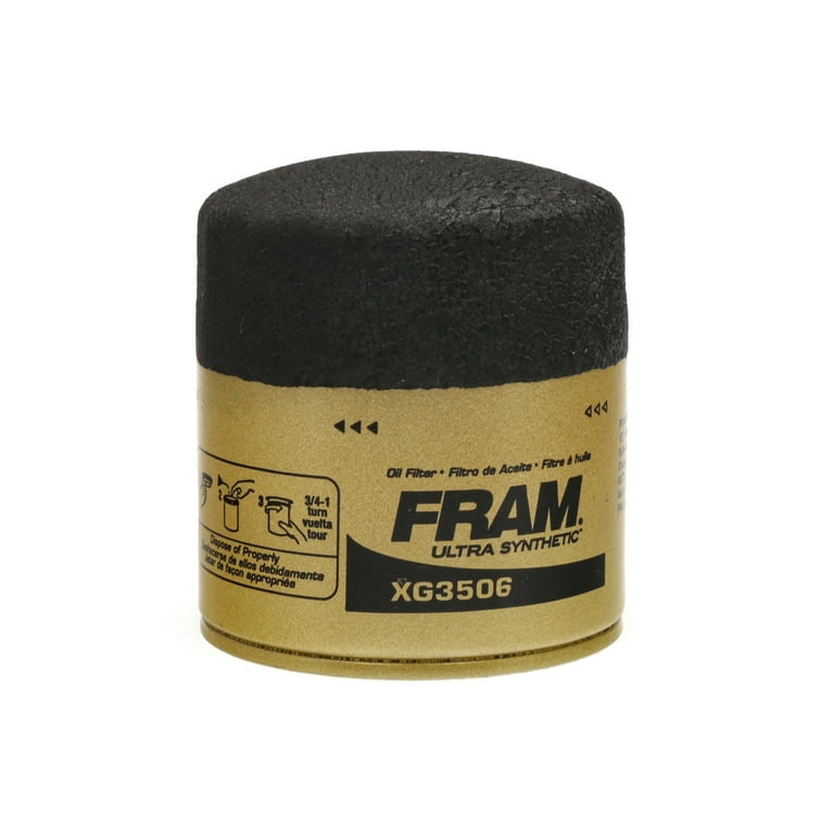 FRAM Ultra Synthetic Oil Filter, XG3506, 20K mile Replacement Filter for Select Chevrolet Vehicles FRAM Ultra Synthetic Oil Filter, XG3506, 20K mile Replacement Filter for Select Chevrolet Vehicles