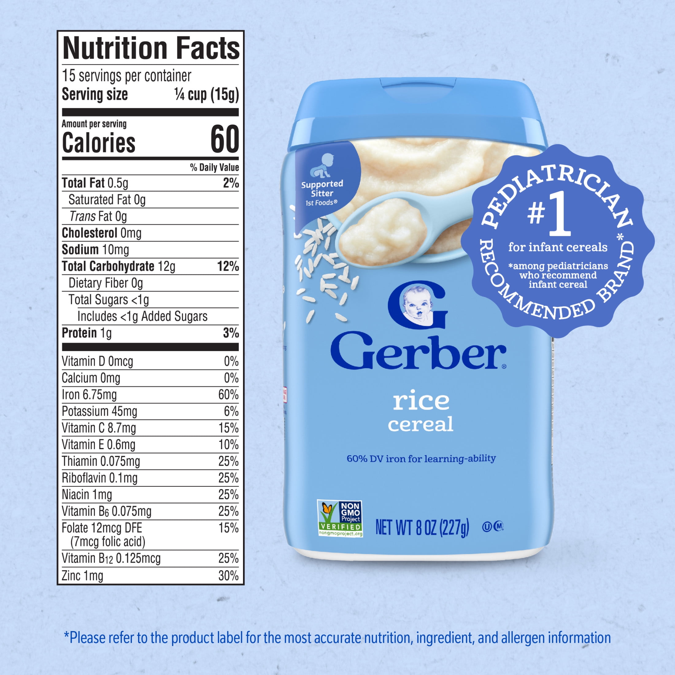 Gerber 1st Foods Rice Baby Cereal, oz Canister Bangladesh Ubuy