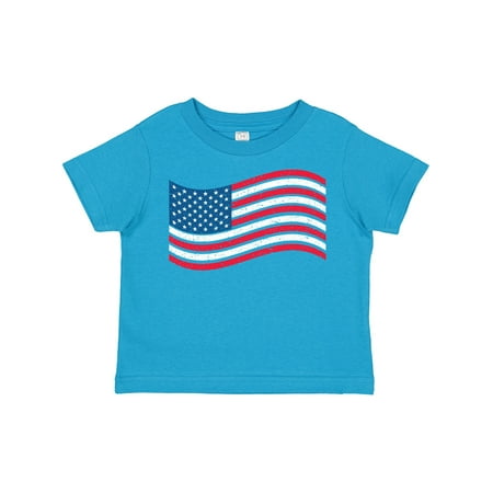 

Inktastic Grunge American Flag Gift Toddler Boy or Toddler Girl T-Shirt