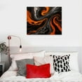 thumbnail image 4 of Awypu Canvas Wall Art Black And Marble Canvas Print Artwork Abstract Art Wall Art Paintings Modern Picture Print for Living Room Dinning Room Bedroom Bathroom Home Decor, 4 of 4