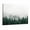 B, variant on XaaKee Canvas Wall Art Deep Emerald Mystical Misty Forest Minimalist Pine Woods Canvas Art Prints Inner Framed 18*12Inch