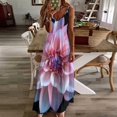 thumbnail image 4 of Flower Sleeveless Dress Loose Women's Dress Dresses Luxury Evening Dresses, 4 of 9