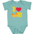 thumbnail image 3 of Inktastic I Heart Mac and Cheese Boys or Girls Baby Bodysuit, 3 of 5