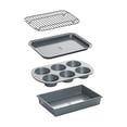 thumbnail image 1 of Chicago Metallic 8044 Non-Stick Toaster Oven Set, 4-Piece, 1 of 7