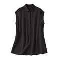 thumbnail image 4 of Sheghy Womens Tank Tops Plus Size Women Spring Summer Cotton Linen Loose New Sleeveless Top, Crew Neck Blouse, 4 of 6