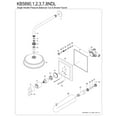 thumbnail image 6 of Kingston Brass KB5890NDL NuvoFusion Single-Handle Pressure Balanced Tub and Shower Faucet, Matte Black, 6 of 7