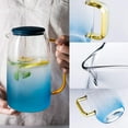 Qtmnekly Glass Pitcher with Lid,Lemonade Pitcher,Tea Pitcher