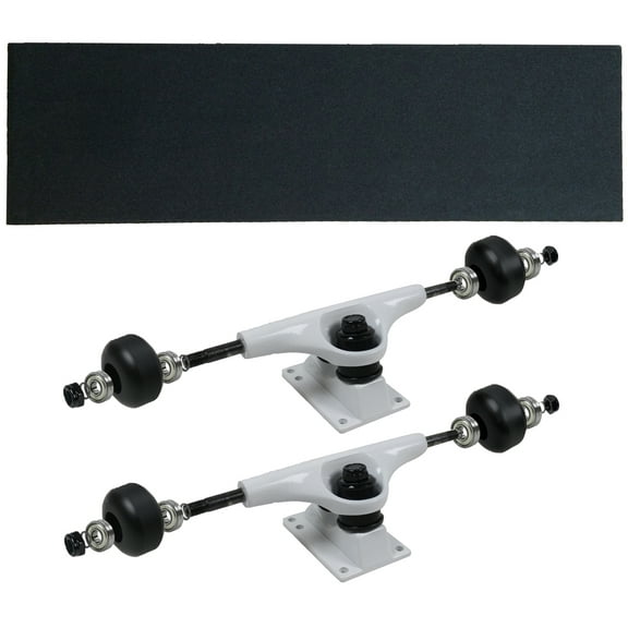 Havok Skateboard Trucks, Wheels, Bearings, Grip, Hardware Truck Package White 5.25 (8.0)