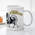 thumbnail image 3 of CafePress - Keeshond Hairifying Mug - 11 oz Ceramic Mug - Novelty Coffee Tea Cup, 3 of 4