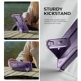 thumbnail image 4 of Dexnor for Samsung Galaxy S24 FE Case with Built-in Slide Camera Cover & Screen Protector & Kickstand,Heavy-Duty Shockproof Rugged Case Full-Body Bumper Protective Cover for Galaxy S24 FE 2024,Purple, 4 of 7