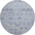 thumbnail image 2 of Addison Rugs Mayfield Premium Machine Washable Transitional Geometric Blue Round Rug, 8' x 8', 2 of 6