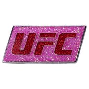 UFC LAPEL PIN PRIMARY LOGO GLITTER PINK