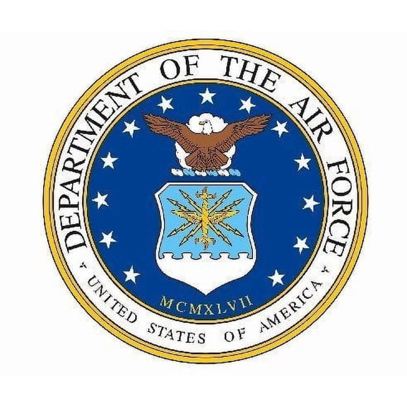 12 - United States Air Force Edible Image Cupcake Toppers