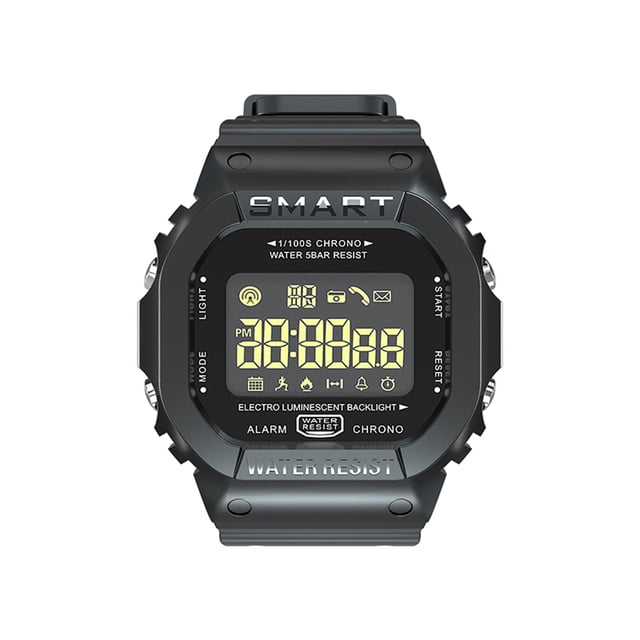 MK22 Smart Bracelet BT Smart Men Watch Sport Fitness Podómetro Resistencia al agua Recordatorio LOKMAT Pulsera inteligente