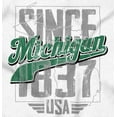 thumbnail image 2 of Michigan Vintage Athletic Letters Men's Graphic T Shirt Tees Brisco Brands S, 2 of 4