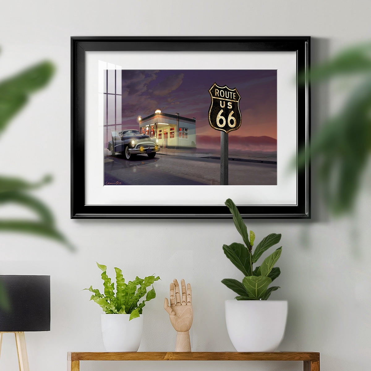 Route 66 Premium Framed Print - Ready to Hang