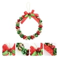 thumbnail image 3 of Athitqq Metal Bell Wreath Xmas Garland for Front Door Decor, 3 of 4
