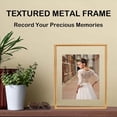 thumbnail image 4 of Metal Picture Frame 8X10, for Multiple Photo Sizes (6X8, 5X7,8X10), Real Glass, Tabletop Floating Picture Frames, 4 of 6
